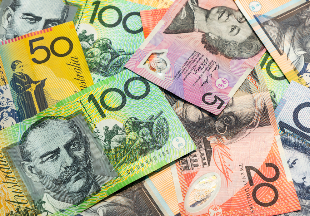 A person using a trading app on their tablet