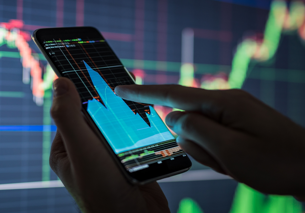 Woman looking at laptop